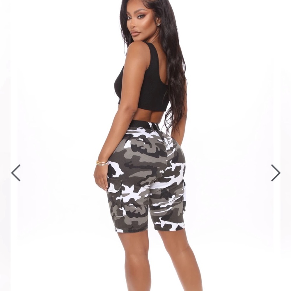 🌹 Cadet Kate Oversized Camo Shorts 🌹